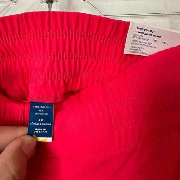 Old Navy High-Waisted StretchTech Shorts Fucsia Plus Size Pull on Athletic NWT - Picture 7 of 7